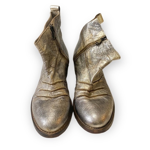 Elena Iachi Ankle boots‎ in Distressed Metallic leather, Size 37EU - Picture 2 of 14